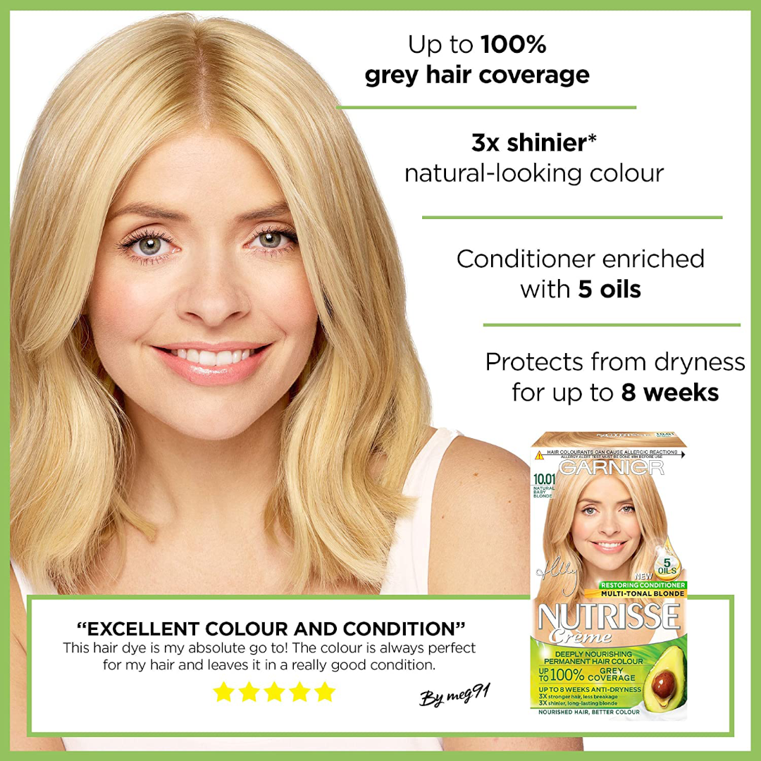 Garnier Nutrisse 10.01 Natural Baby Blonde 2 Garnier Nutrisse 10.01 Natural Baby Blonde