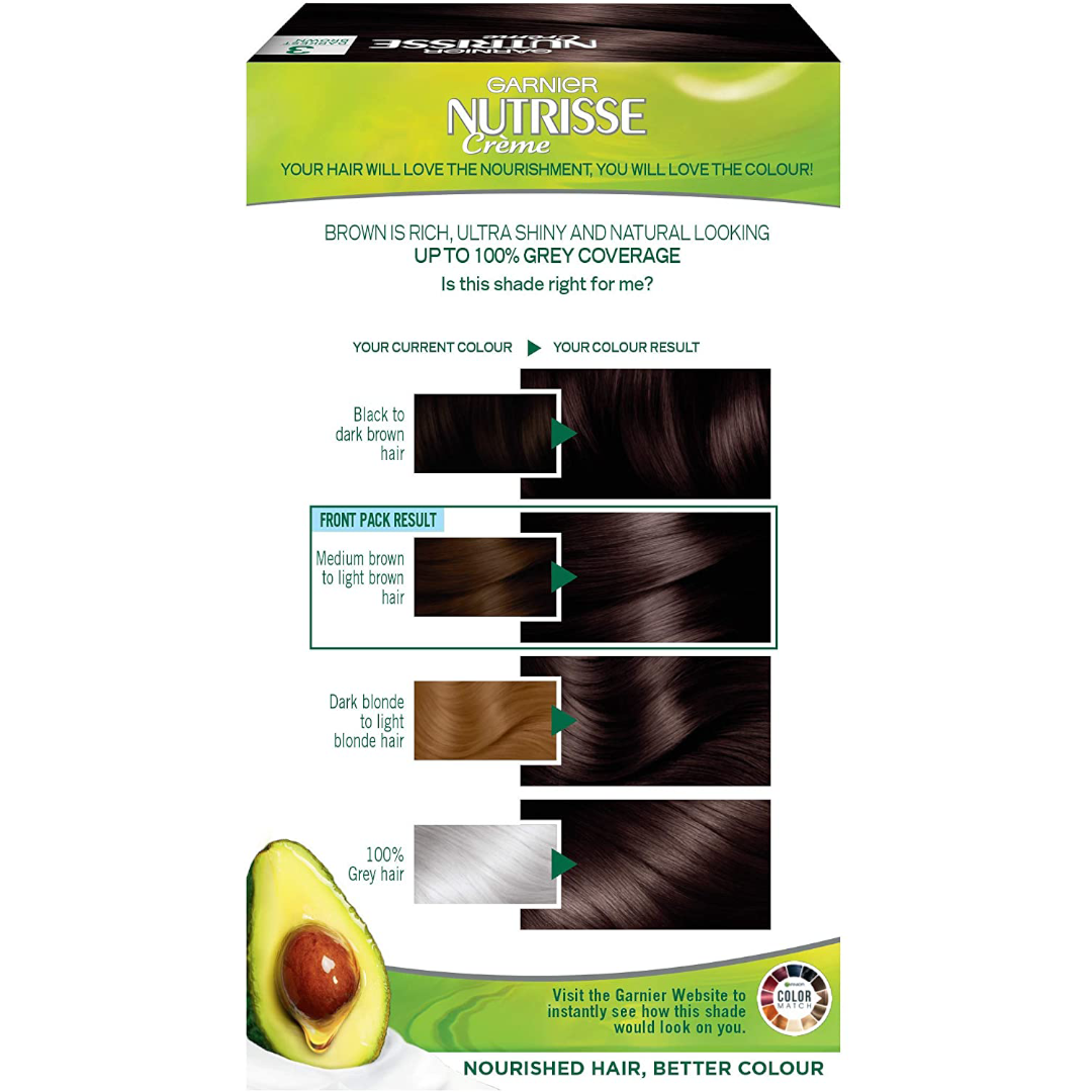 Garnier Nutrisse 3.0 Darkest Brown Garnier Nutrisse 3.0 Darkest Brown