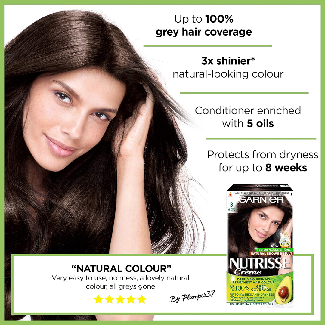 Garnier Nutrisse 3.0 Darkest Brown Garnier Nutrisse 3.0 Darkest Brown