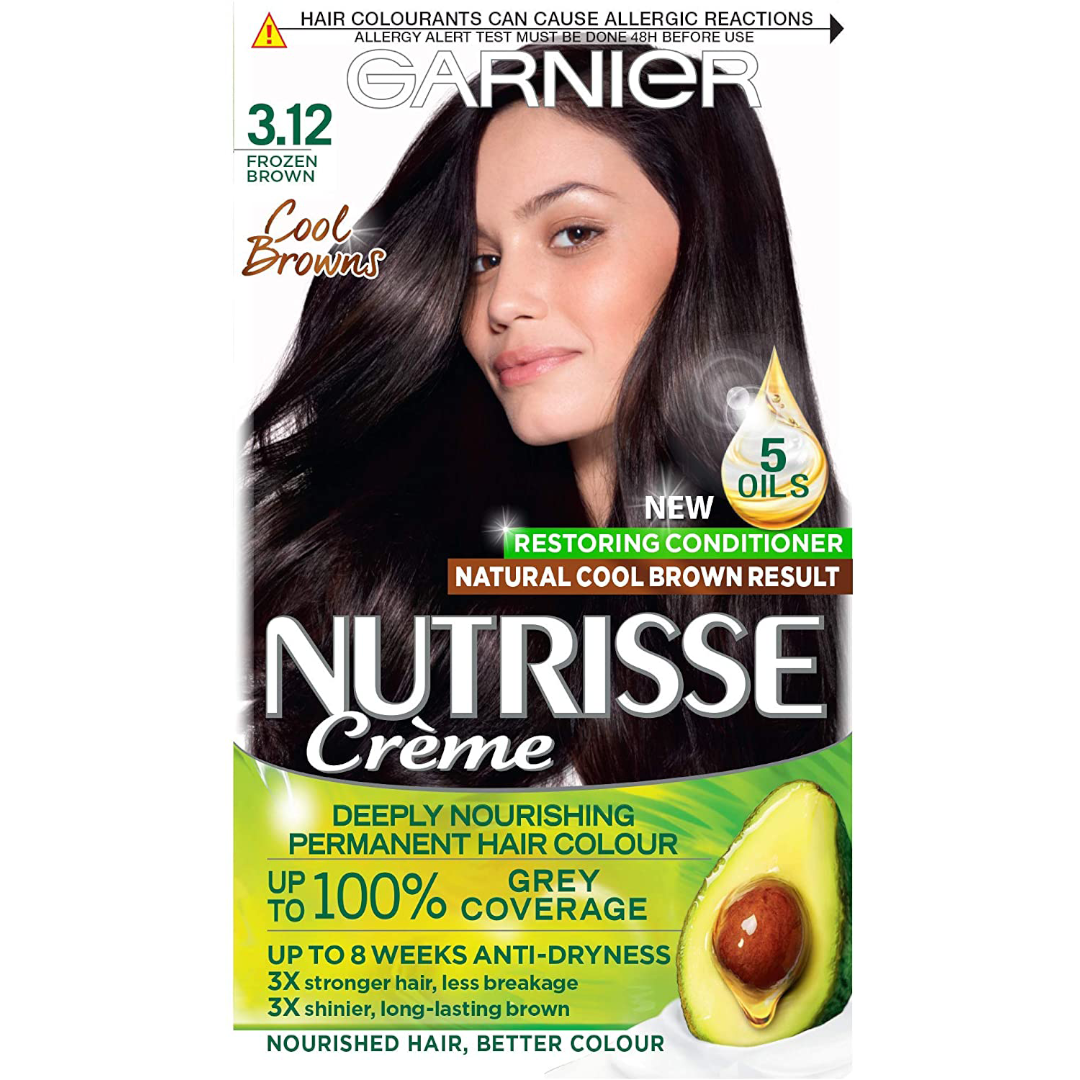 Garnier Nutrisse 3.12 Cool Frozen Brown Garnier Nutrisse 3.12 Cool Frozen Brown