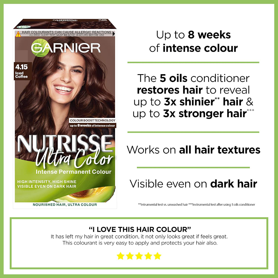Garnier Nutrisse 4.15 Iced Coffee Garnier Nutrisse 4.15 Iced Coffee