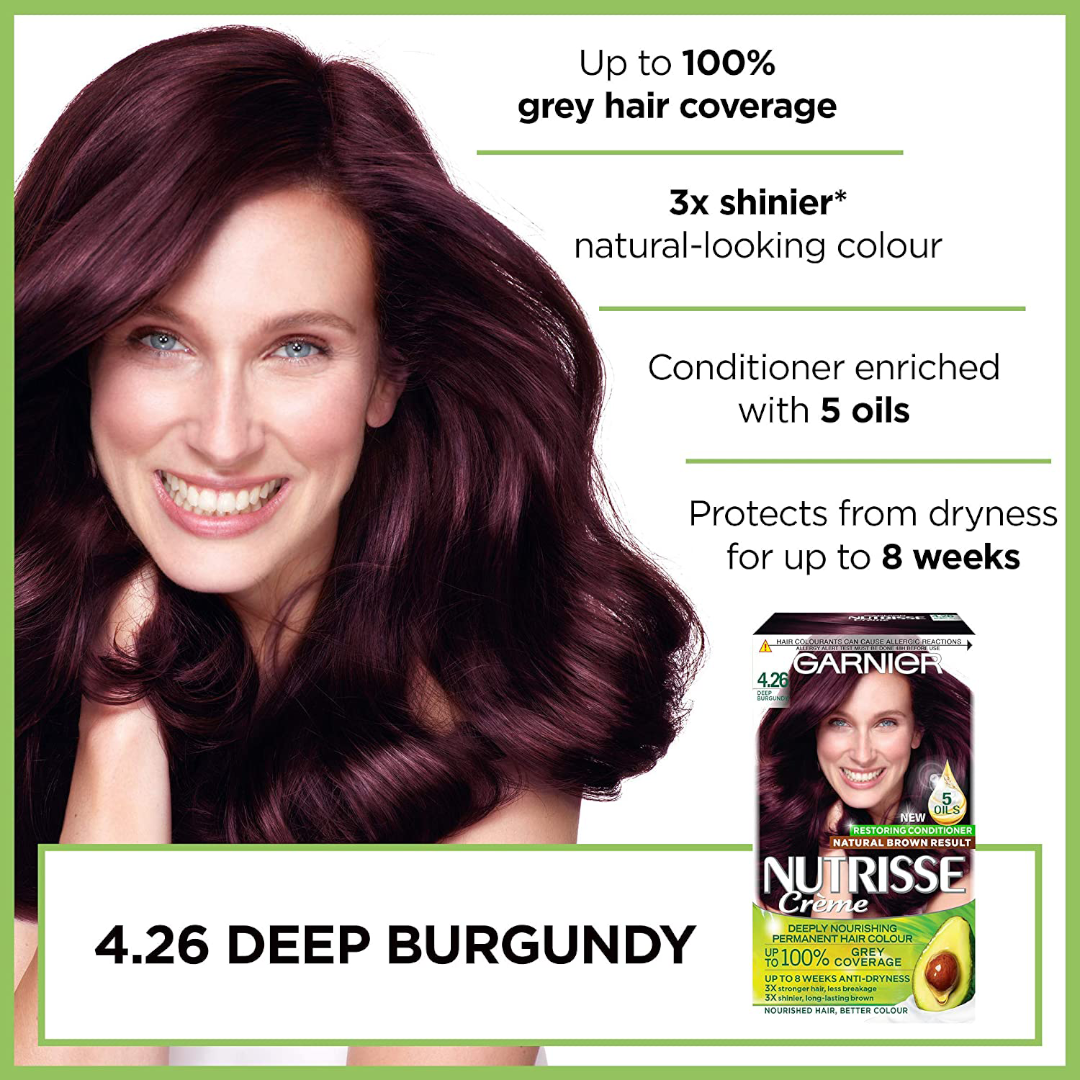 Garnier Nutrisse 4.26 Deep Burgundy Garnier Nutrisse 4.26 Deep Burgundy