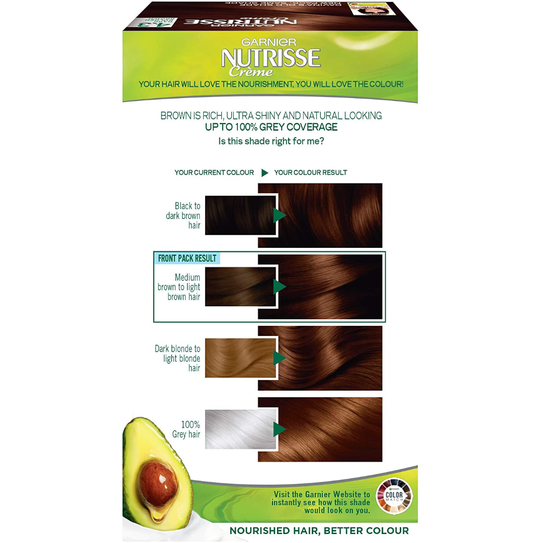 Garnier Nutrisse 4.3 Dark Golden Brown Garnier Nutrisse 4.3 Dark Golden Brown