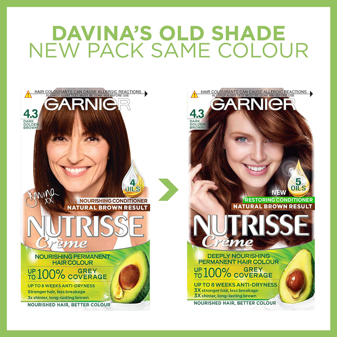 Garnier Nutrisse 4.3 Dark Golden Brown Garnier Nutrisse 4.3 Dark Golden Brown