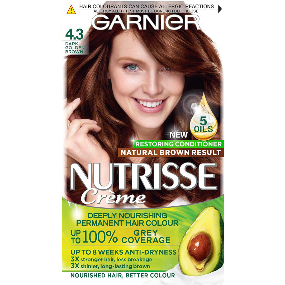 Garnier Nutrisse 4.3 Dark Golden Brown Garnier Nutrisse 4.3 Dark Golden Brown