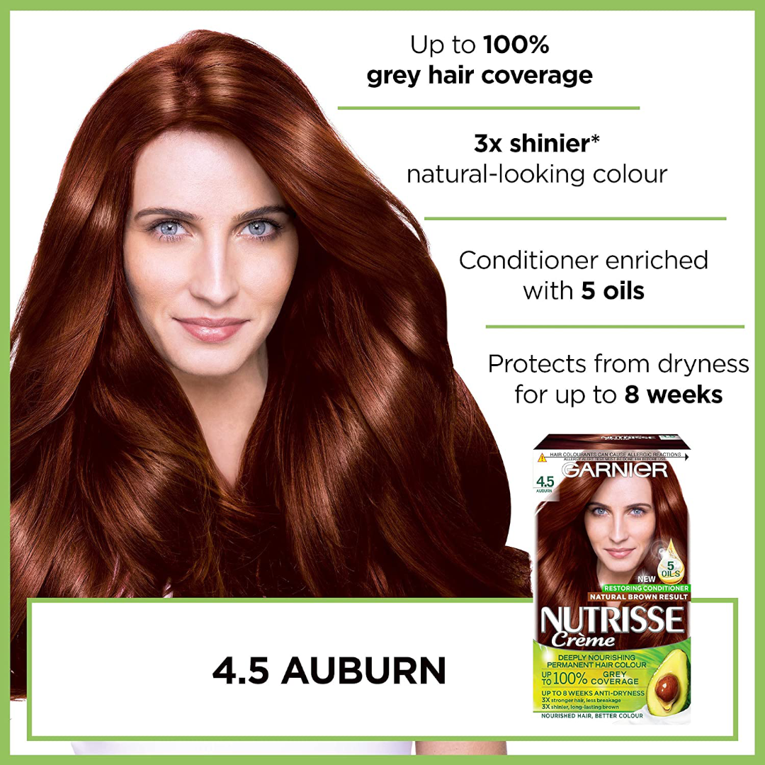 Garnier Nutrisse 4.5 Auburn Garnier Nutrisse 4.5 Auburn