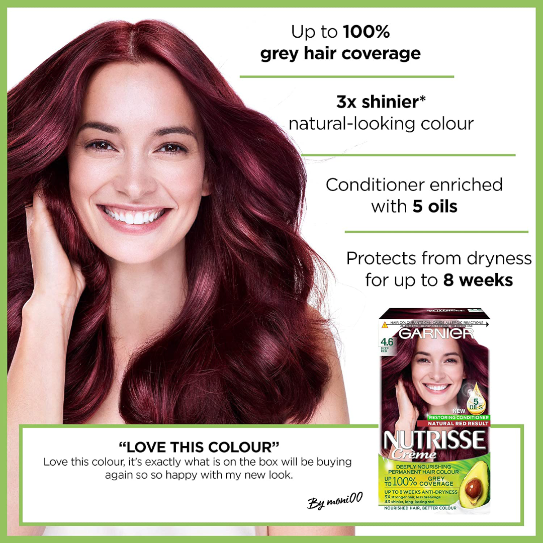 Garnier Nutrisse 4.6 Deep Red Garnier Nutrisse 4.6 Deep Red