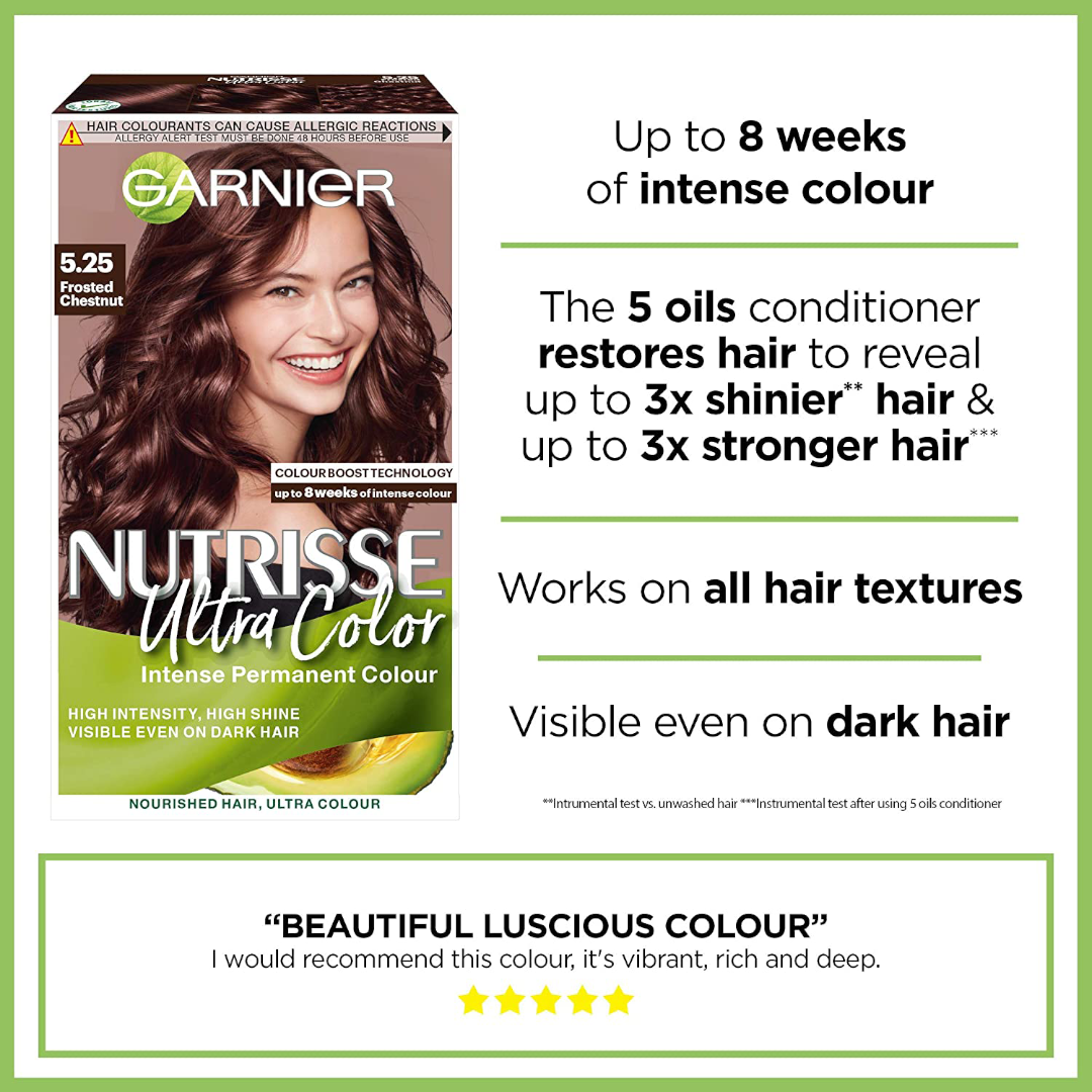 Garnier Nutrisse 5.25 Frosted Chesnut Garnier Nutrisse 5.25 Frosted Chesnut