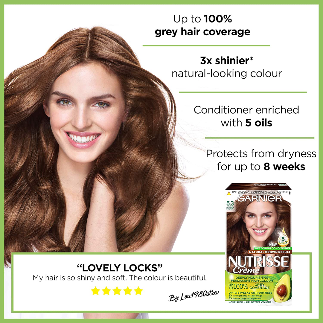 Garnier Nutrisse 5.3 Golden Brown Garnier Nutrisse 5.3 Golden Brown