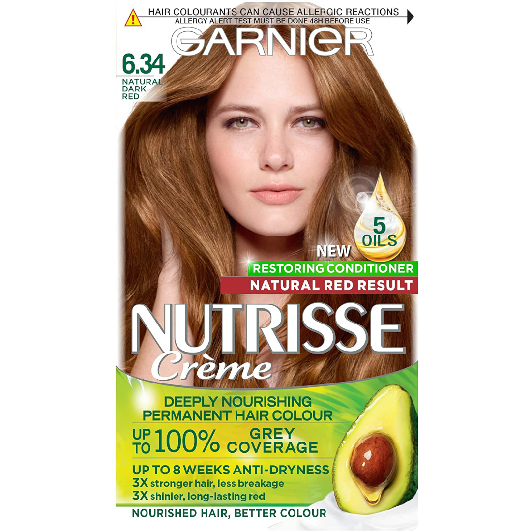 Garnier Nutrisse 6.34 Natural Dark Red Garnier Nutrisse 6.34 Natural Dark Red