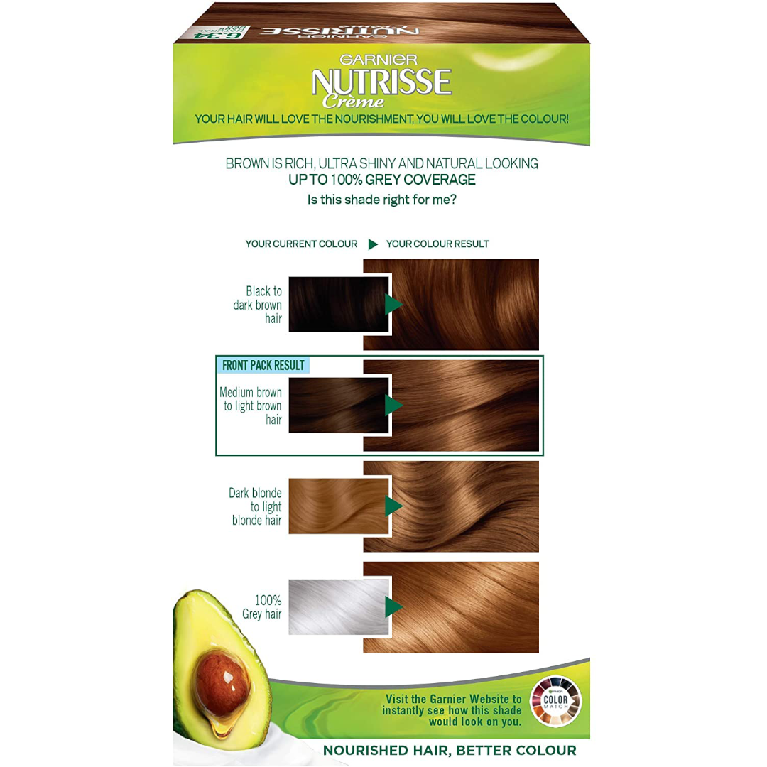 Garnier Nutrisse 6.34 Natural Dark Red Garnier Nutrisse 6.34 Natural Dark Red