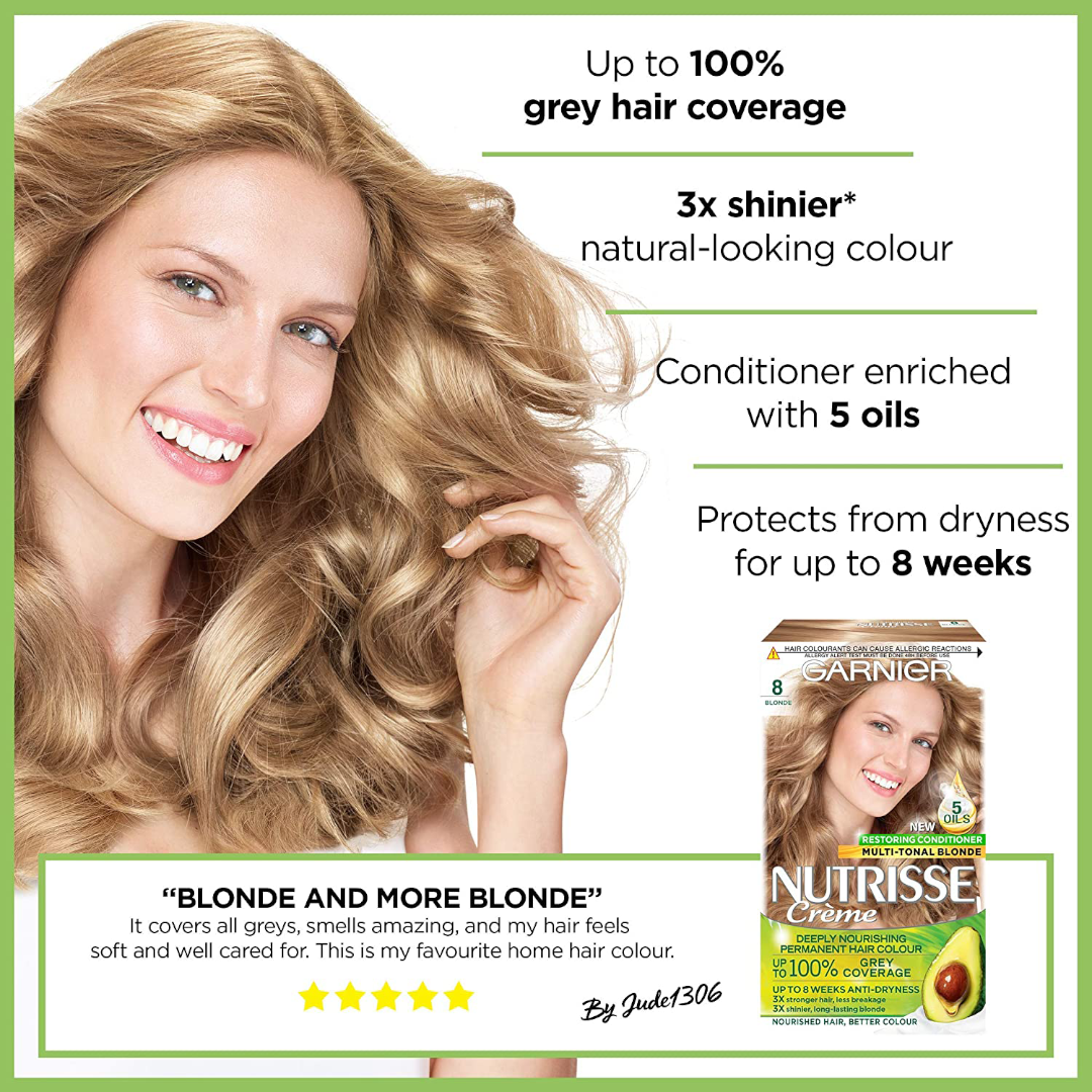 Garnier Nutrisse 8.0 Blonde Garnier Nutrisse 8.0 Blonde