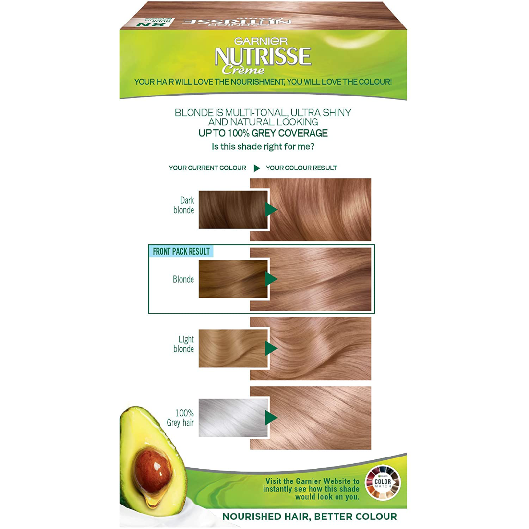 Garnier Nutrisse 8N Nude Medium Blonde Garnier Nutrisse 8N Nude Medium Blonde