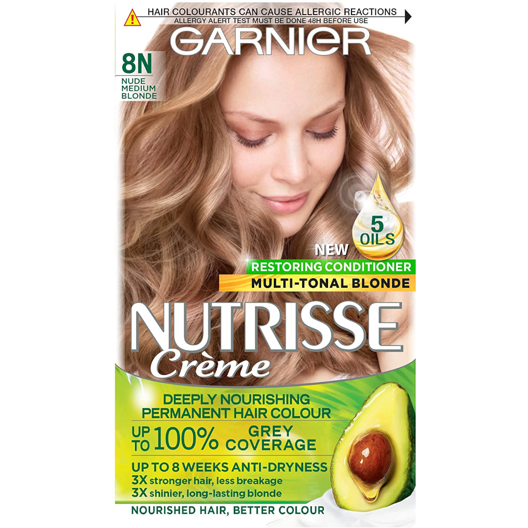 Garnier Nutrisse 8N Nude Medium Blonde Garnier Nutrisse 8N Nude Medium Blonde