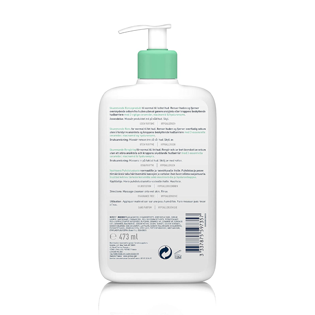 CeraVe Foaming Cleanser 473 ML CeraVe Foaming Cleanser 473 ML