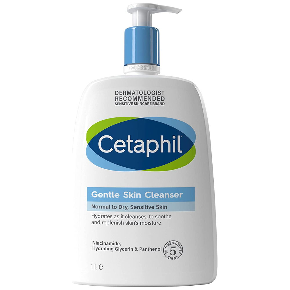 Cetaphil Gentle Skin Cleanser, Face & Body Wash 1L