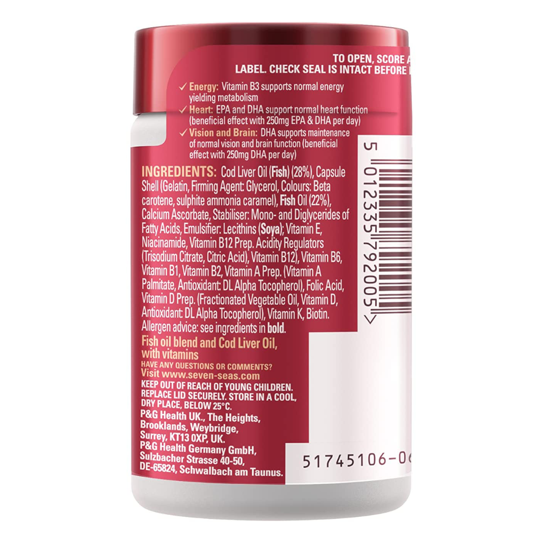 Cod Liver Oil Fish Oil Plus 30 Capsules 2
