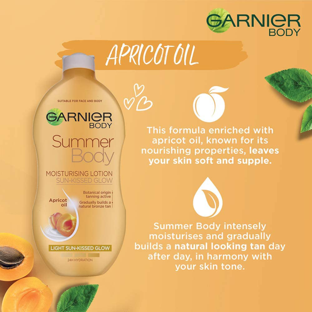 Garnier Summer Body Gradual Self Tan Moisturiser Light 400 ml Garnier Summer Body Gradual Self Tan Moisturiser Light 400 ml