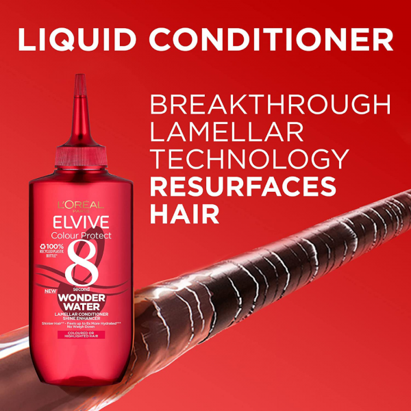 L'Oréal Paris Wonder Water Liquid Hair Conditioner by Elvive Colour Protect 200 ML
