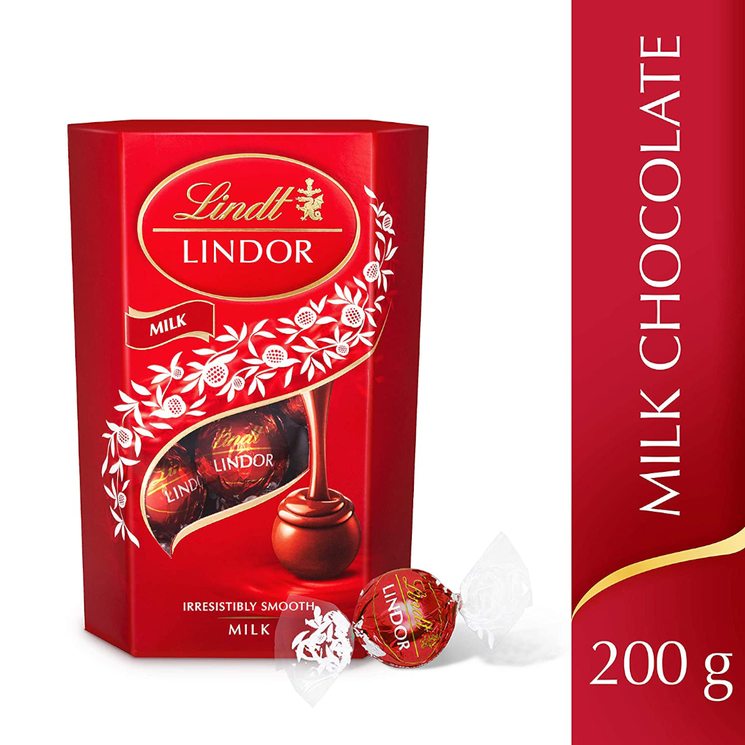 Lindt Lindor Cornet Milk 200 G Lindt Lindor Cornet Milk 200 G