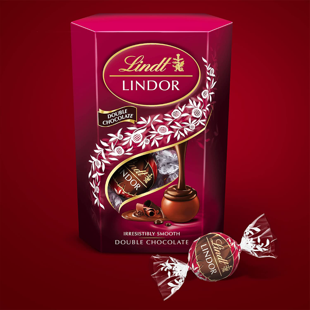Lindt Lindor Double Chocolate 200 G Lindt Lindor Double Chocolate 200 G