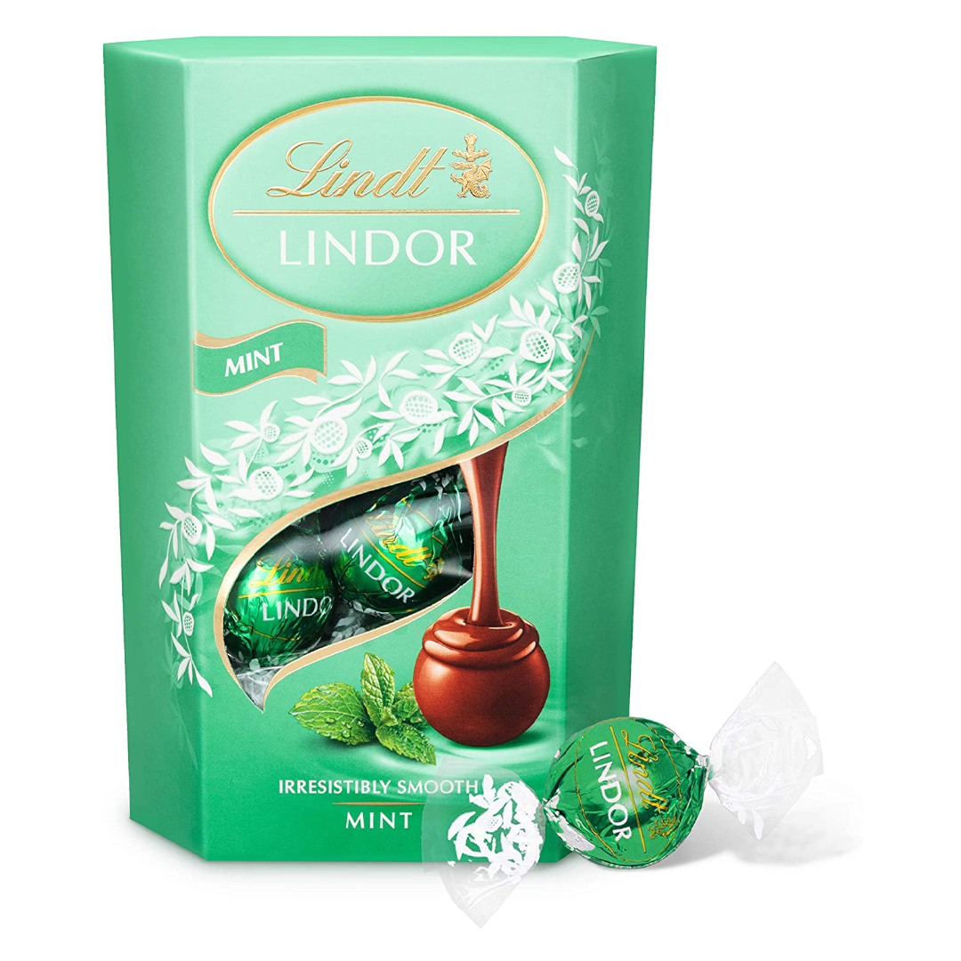 Lindt Lindor Milk Mint 200 G 2 Lindt Lindor Milk Mint 200 G