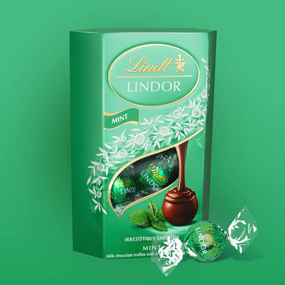 Lindt Lindor Milk Mint 200 G