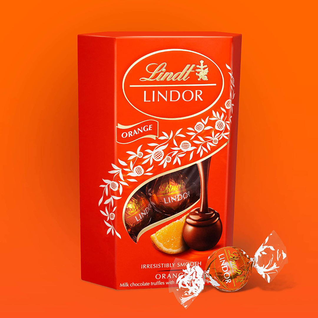 Lindt Lindor Milk Orange 200 G Lindt Lindor Milk Orange 200 G