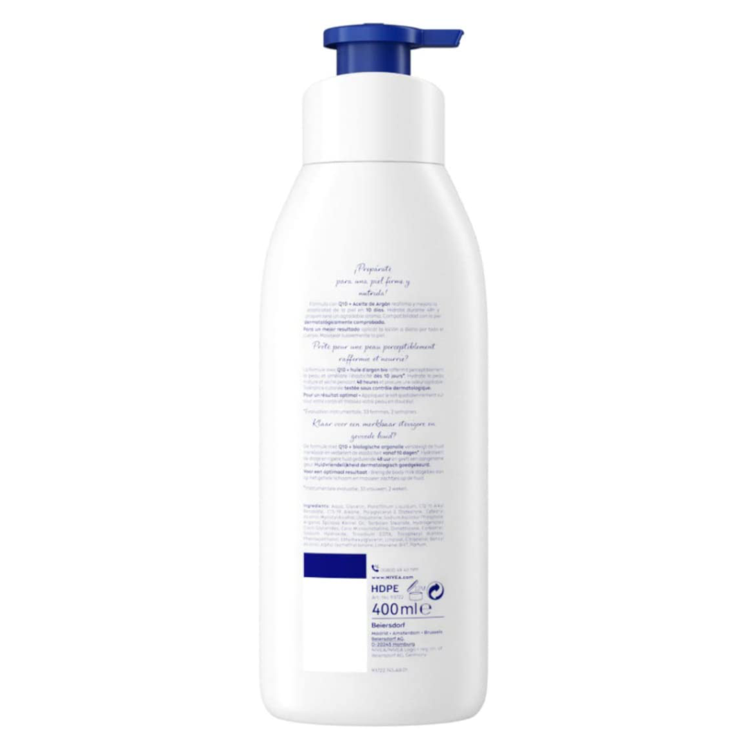 NIVEA Firming Body Lotion Q10 + Argan Oil 400 ml NIVEA Firming Body Lotion Q10 + Argan Oil 400 ml