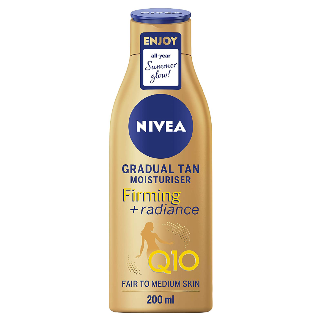 NIVEA Q10 Firming + Radiance Gradual Tan 200 ML NIVEA Q10 Firming + Radiance Gradual Tan 200 ML