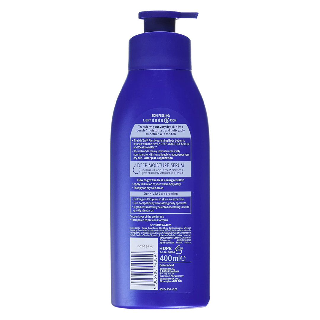 NIVEA Rich Nourishing Body Lotion 400 ml NIVEA Rich Nourishing Body Lotion 400 ml