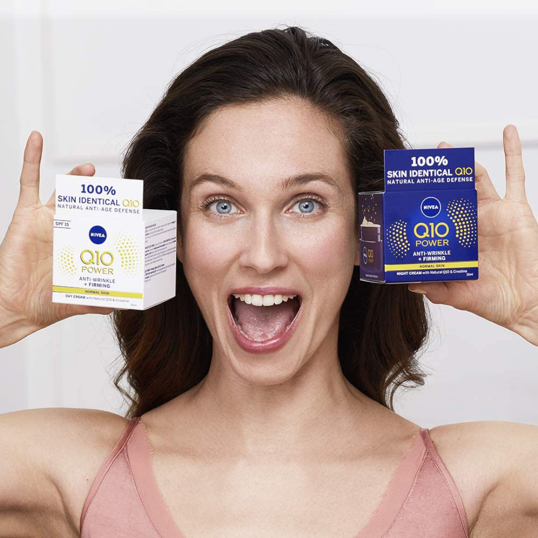 Nivea Q10 Power Anti-Wrinkle + Firming Day Cream SPF15 - 50 ml Nivea Q10 Power Anti-Wrinkle + Firming Day Cream SPF15 - 50 ml