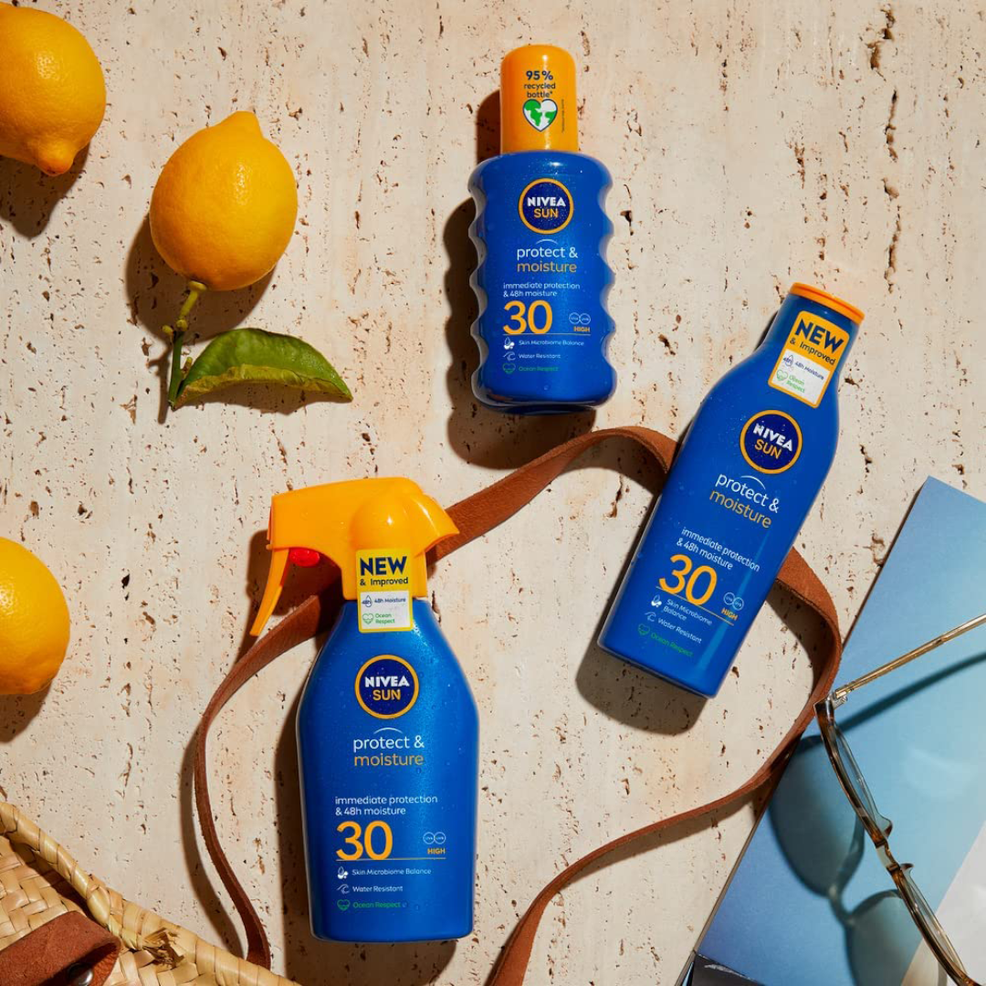 Nivea SUN Protect & Moisture Sun Lotion SPF 30 2 Nivea SUN Protect & Moisture Sun Lotion SPF 30