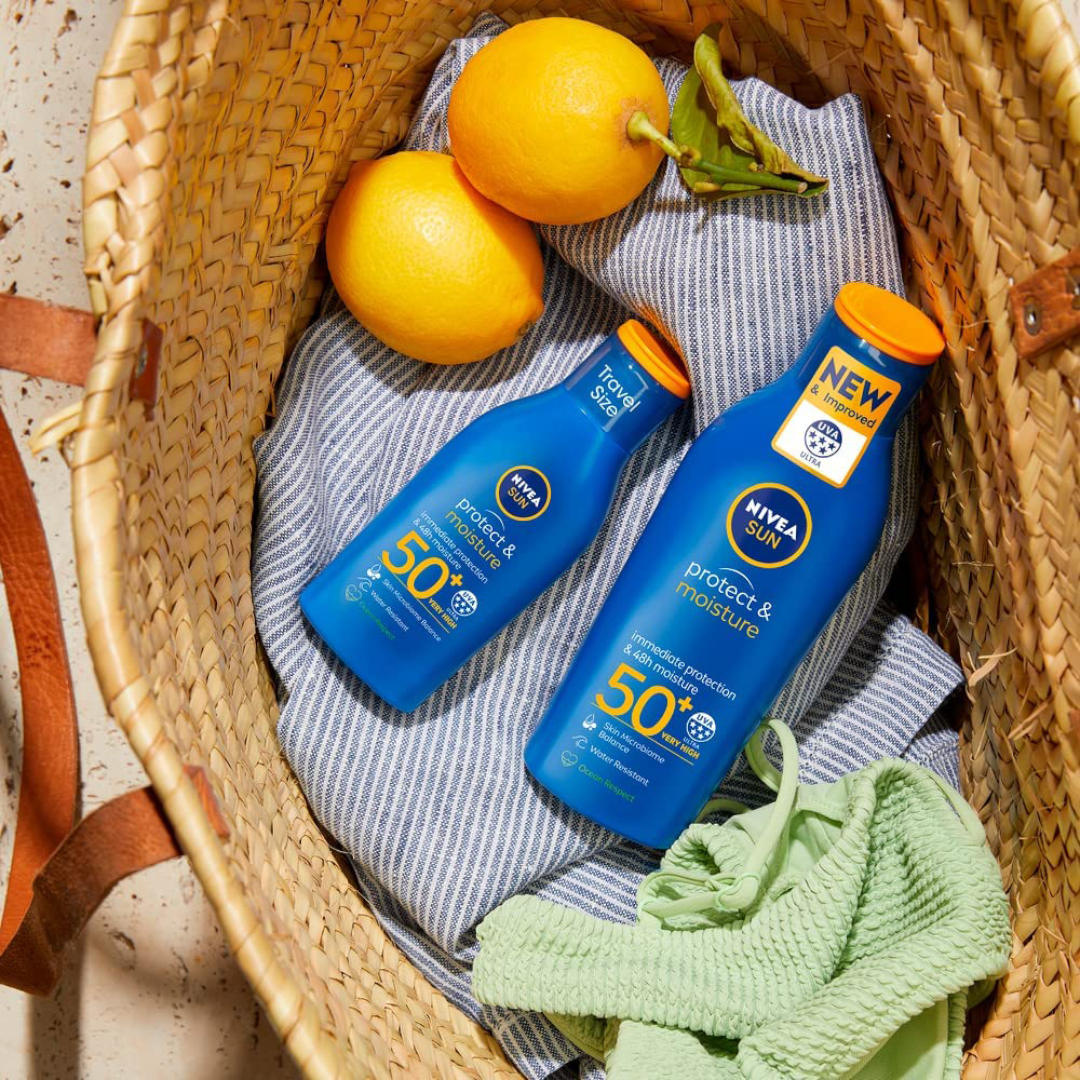 Nivea SUN Protect & Moisture Sun Lotion SPF 50+ 2 Nivea SUN Protect & Moisture Sun Lotion SPF 50+