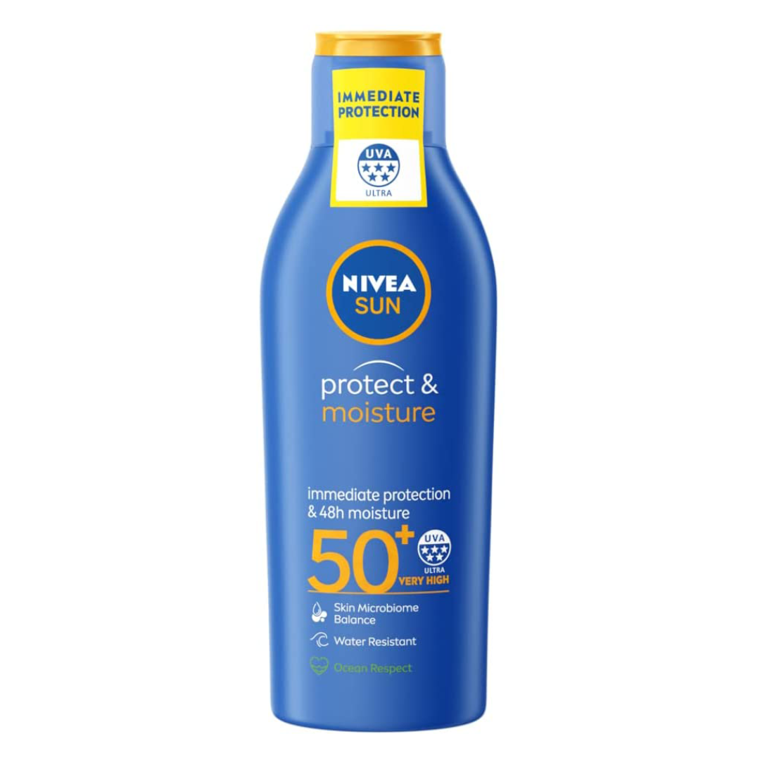 Nivea SUN Protect & Moisture Sun Lotion SPF 50+ Nivea SUN Protect & Moisture Sun Lotion SPF 50+