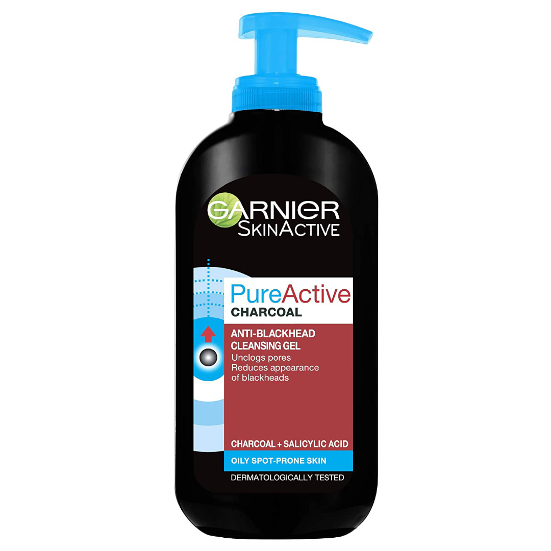 Pure Active Intensive Anti-Blackhead Charcoal Gel Wash 200ml Pure Active Intensive Anti-Blackhead Charcoal Gel Wash 200ml