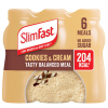 SlimFast Ready To Drink Shake Cookies and Cream Flavour, 6 x 325 ml Multipack
