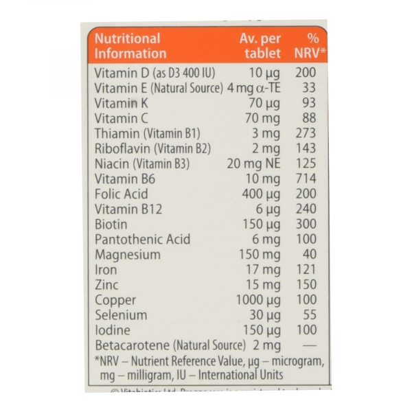 Vitabiotics Pregnacare During Pregnancy Original 30 Tablets