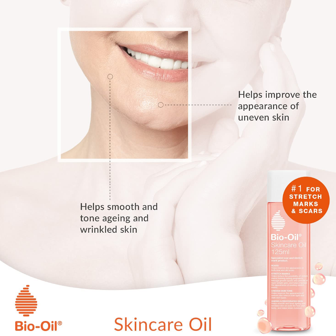 Bio-Oil Skincare Oil Improve the Appearance of Scars Stretch Marks and Skin Tone Bio-Oil Skincare Oil Improve the Appearance of Scars Stretch Marks and Skin Tone