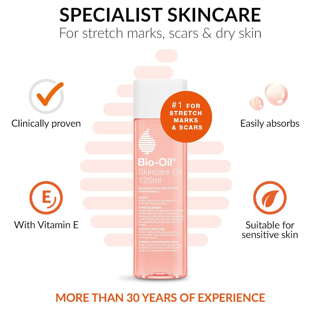Bio-Oil Skincare Oil Improve the Appearance of Scars Stretch Marks and Skin Tone Bio-Oil Skincare Oil Improve the Appearance of Scars Stretch Marks and Skin Tone