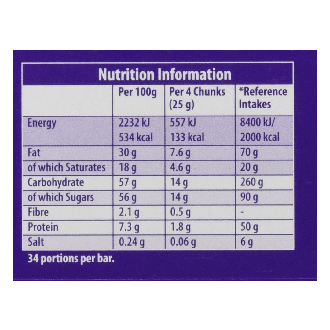 Cadbury Dairy Milk Chocolate 850g DNMart