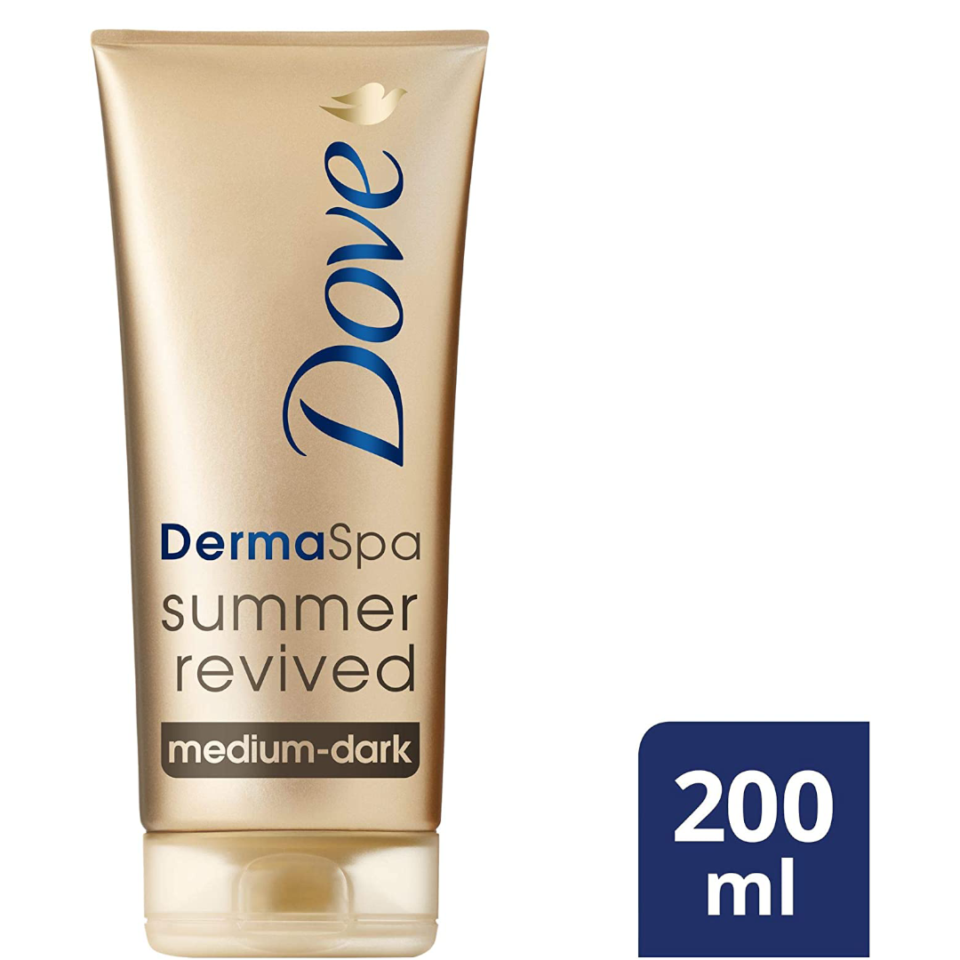 Dove DermaSpa Summer Revived Medium to Dark Self Tanning Body Lotion 200 ml Dove DermaSpa Summer Revived Medium to Dark Self Tanning Body Lotion 200 ml