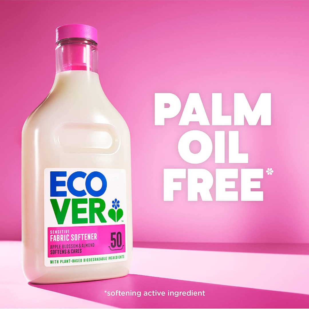 Ecover Fabric Softener Apple Blossom & Almond, 50 Wash 1.5 L Ecover Fabric Softener Apple Blossom & Almond, 50 Wash 1.5 L