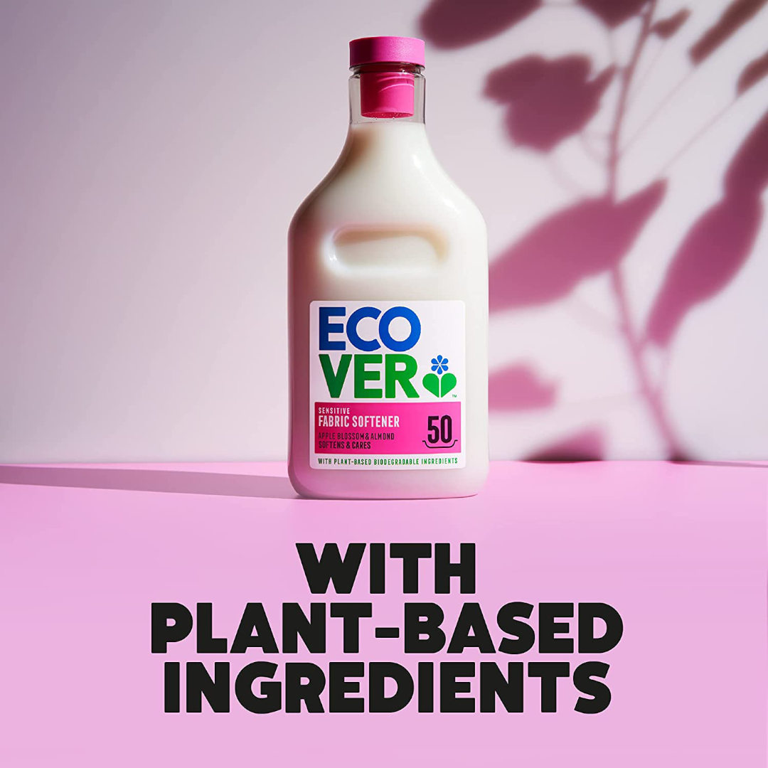 Ecover Fabric Softener Apple Blossom & Almond, 50 Wash 1.5 L Ecover Fabric Softener Apple Blossom & Almond, 50 Wash 1.5 L