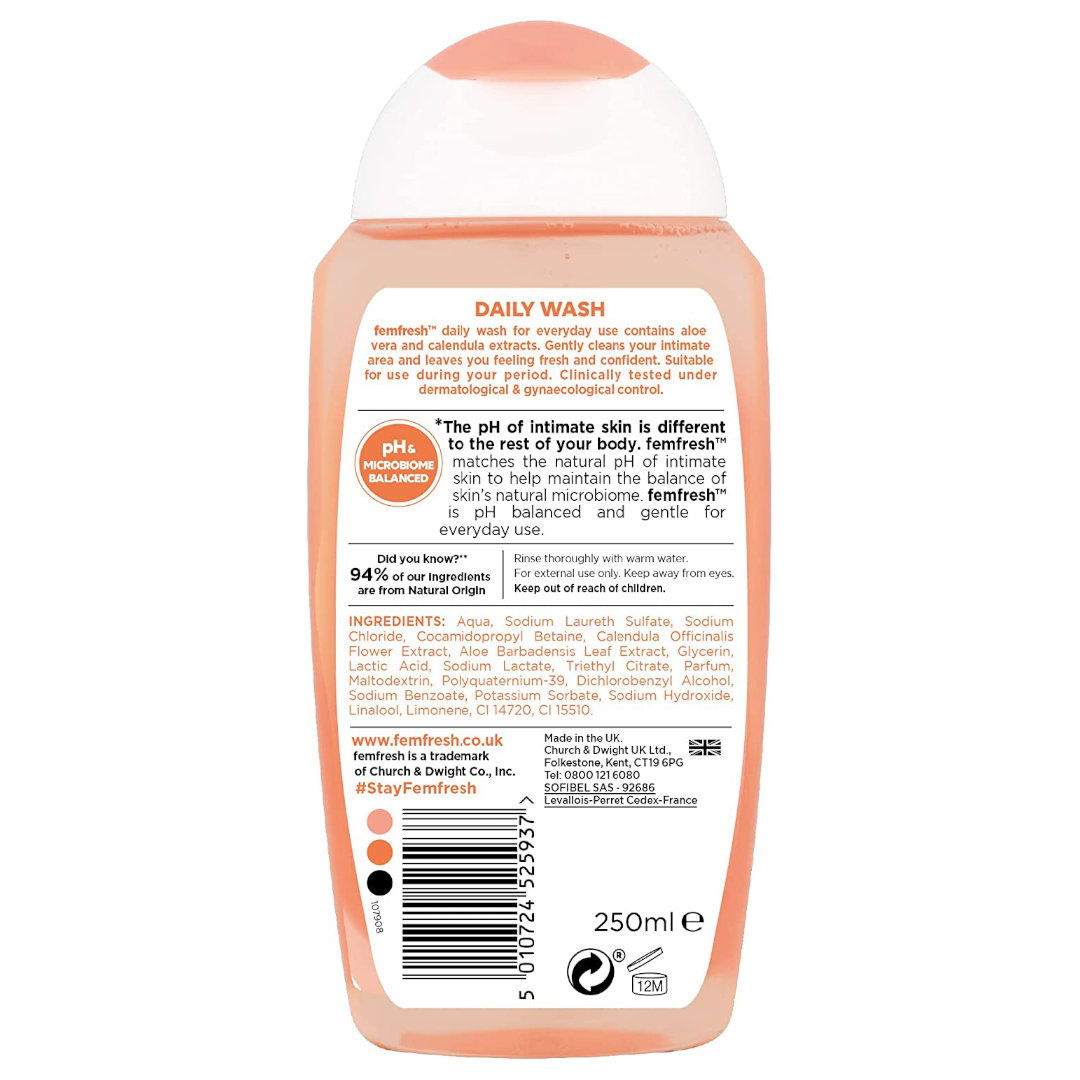 Femfresh Everyday Care Daily Intimate Wash Hypoallergenic and Soap Free 250ml Femfresh Everyday Care Daily Intimate Wash Hypoallergenic and Soap Free 250ml