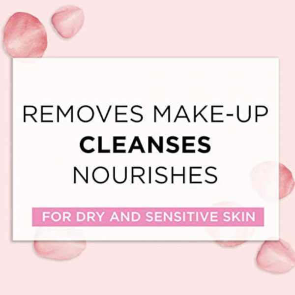L'Oreal Paris Fine Flowers Cleansing Milk Lotion Makeup Remover Dry Sensitive Skin 400 ml