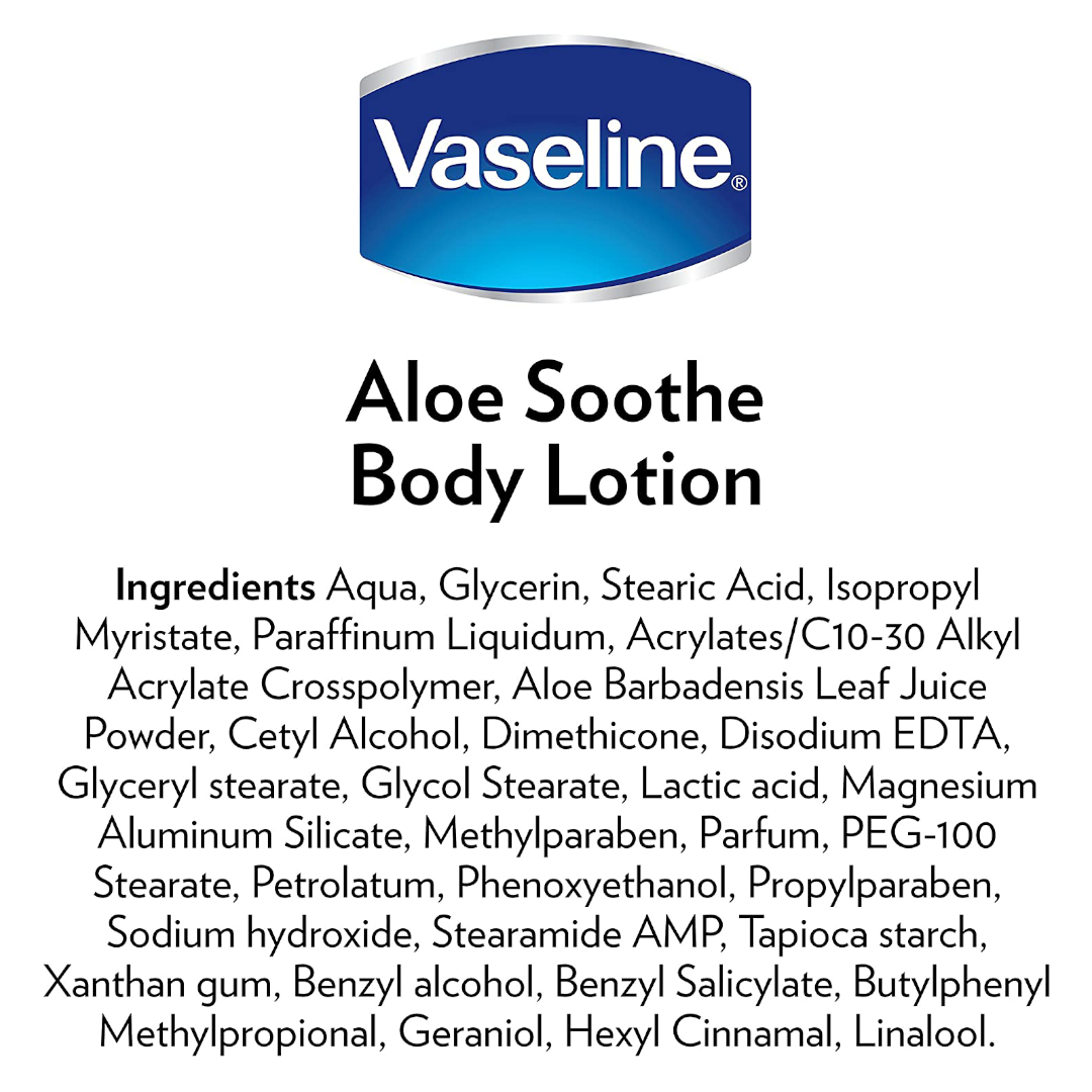 Vaseline Intensive Care Aloe Soothe Lotion 400 ml Vaseline Intensive Care Aloe Soothe Lotion 400 ml