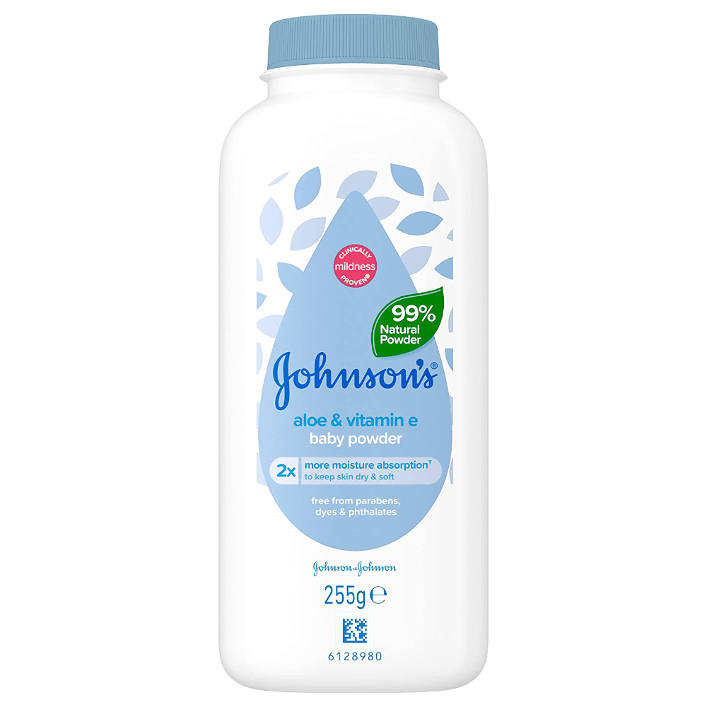 Johnson & Johnson Aloe & Vitamin E Baby Power 255g