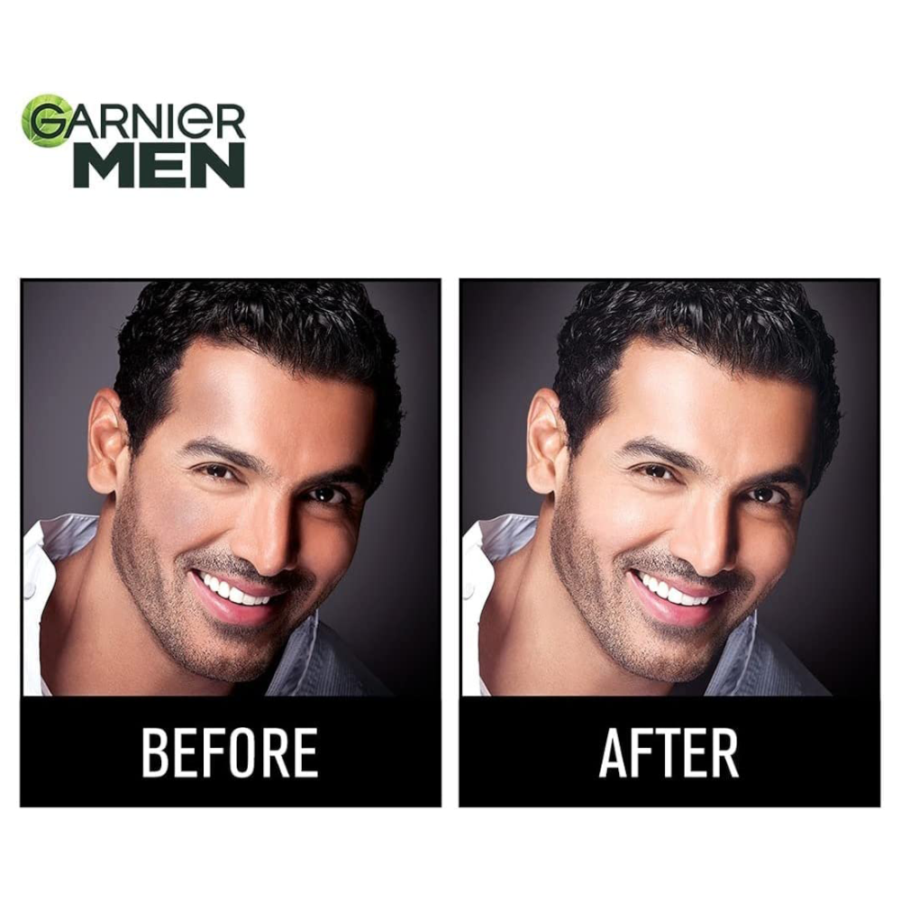 Garnier Men Power White Double Action Face Wash 100g - D-N Mart Garnier Men Power White Double Action Face Wash 100g - D-N Mart