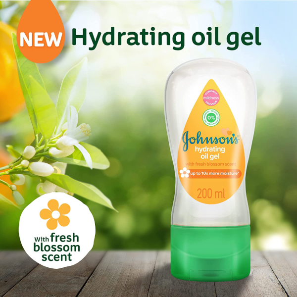 Johnson's baby Hydrating Oil Gel with Fresh Blossom Scent 200 ml